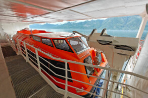 Rettungsboot-Bereich