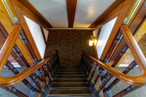 Treppe zum Hauptdeck