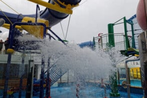 Wasserspielplatz für Kinder