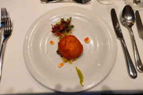 gebackenes Kokosnuss-Garnelen-Küchlein