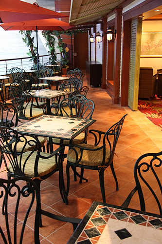 Der Balkon des Diamond Clubs