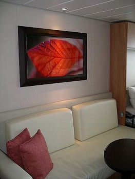 Stylish - Sofa in der Kabine, Celebrity Equinox