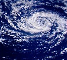 Sturm nahe den Bermudas 1995