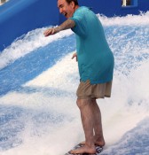 Flow-Rider-Fan: Royal Caribbean Cruises CEO Richard Fain (2009 auf der Oasis of the Seas)