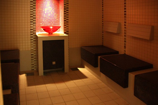 Dampf-Sauna im Spa