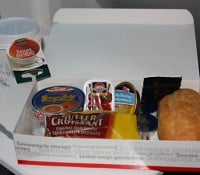 Praktisch: Frühstück wird ins Abteil geliefert