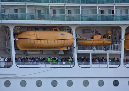 Rettungsübung auf der Liberty of the Seas