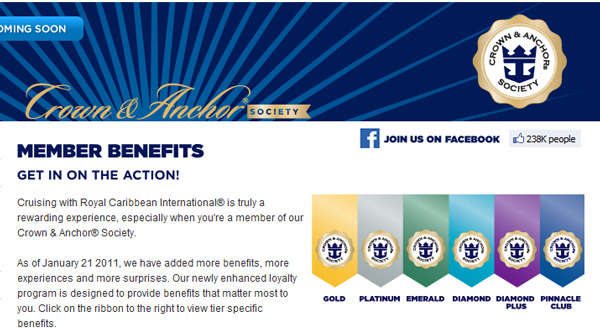 Crown & Anchor mit zwei neuen Status-Stufen