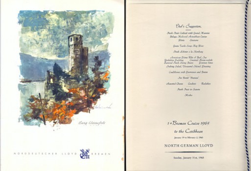 Mit der Bremen in der Karibik, 1965
