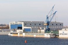 Flusskreuzfahrtschiff-Neubau in der Neptun-Werft