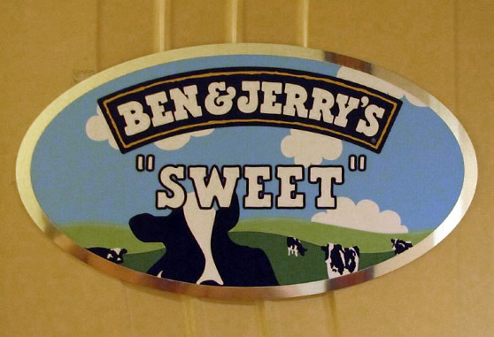 Türschild der "Ben & Jerry's"-Kabine (Bild: CruisinDawn)