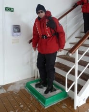 Bereit zur Zodiac-Anlandung