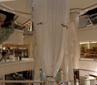 Leuchter im hinteren Atrium