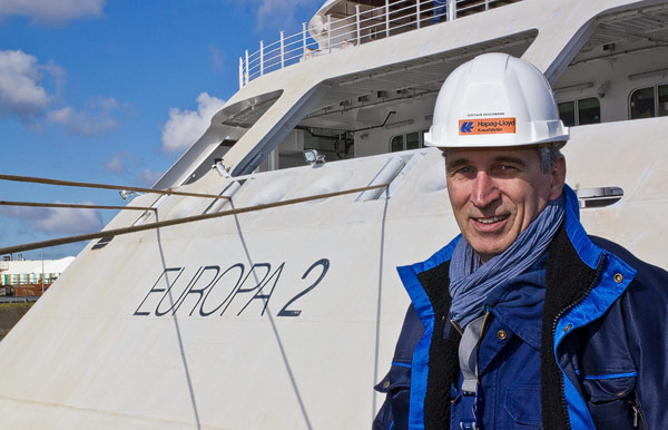 Europa-2-Kapitän Friedrich Jan Akkermann