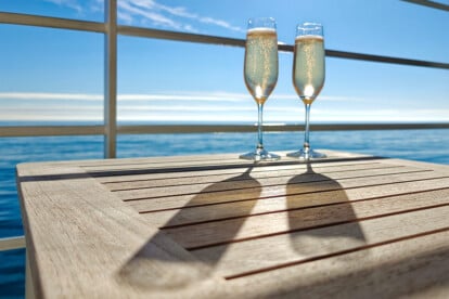 Champagner steht symbolisch für Luxus und "all inclusive"