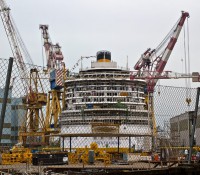 Costa Diadema in der Fincantieri-Werft marghera