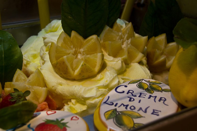 Zitronen-Eis in Amalfi