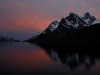 Sonnenuntergang am Trollfjord