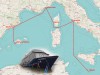 Route der Mein Schiff 3 "Mallorca trifft Malta" (Karte: Open Street Maps)