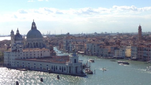 Auslaufens aus dem Hafen von Venedig