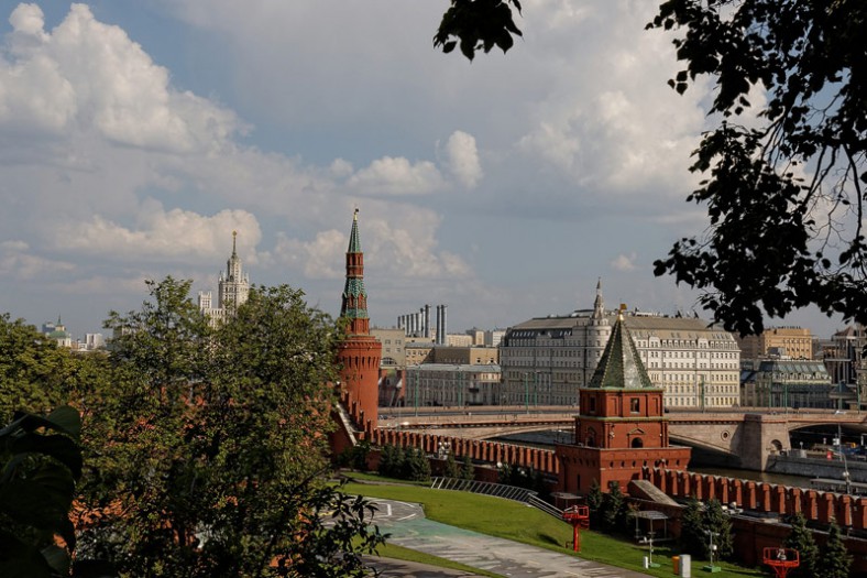 Kreml-Mauer von innen