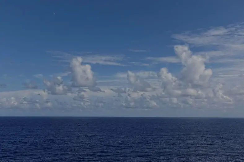 Wolken über dem Atlantik