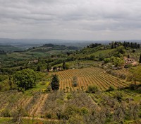 Hügellandschaft der Toskana
