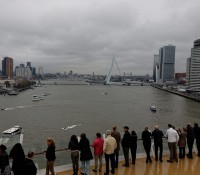 Blick zurück auf Rotterdam