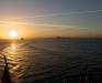 Sonnenuntergang vor miami - diesmal vom Wasser aus gesehen