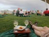 "Wine & Cheese" am Rasen des Lawn Club