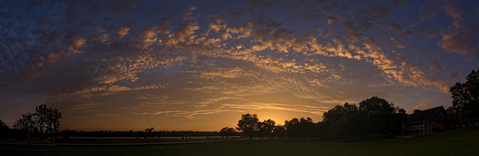Sonnenuntergang am Mississippi im Pere Marquette State Park