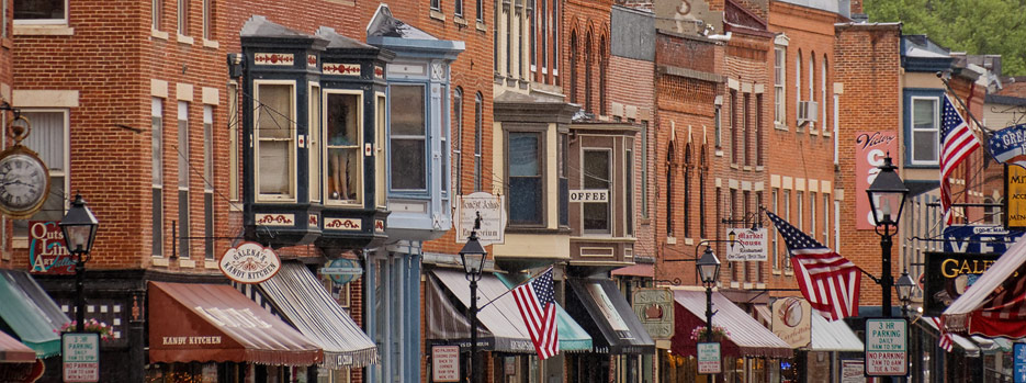 Mainstreet des historischen Galena