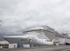 MSC Splendida am neuen Hamburger Cruise-Terminal Bild: MSC)