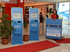Express-Check-in-Automaten (Bild: AIDA)