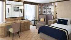 Neue Einzelkabine auf der Queen Mary 2 (Bild: Cunard Line)