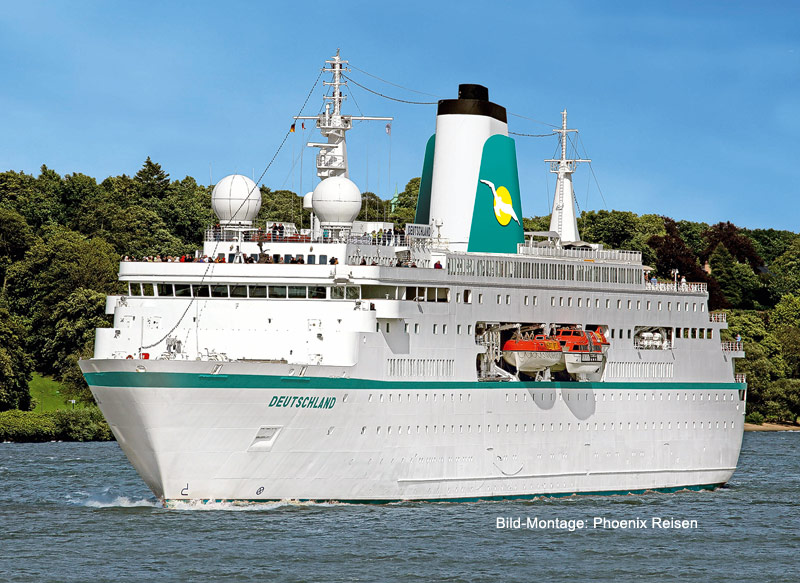 Deutschland, retuschiert mit den Phoenix-Farben (Bild: Phoenix Reisen)