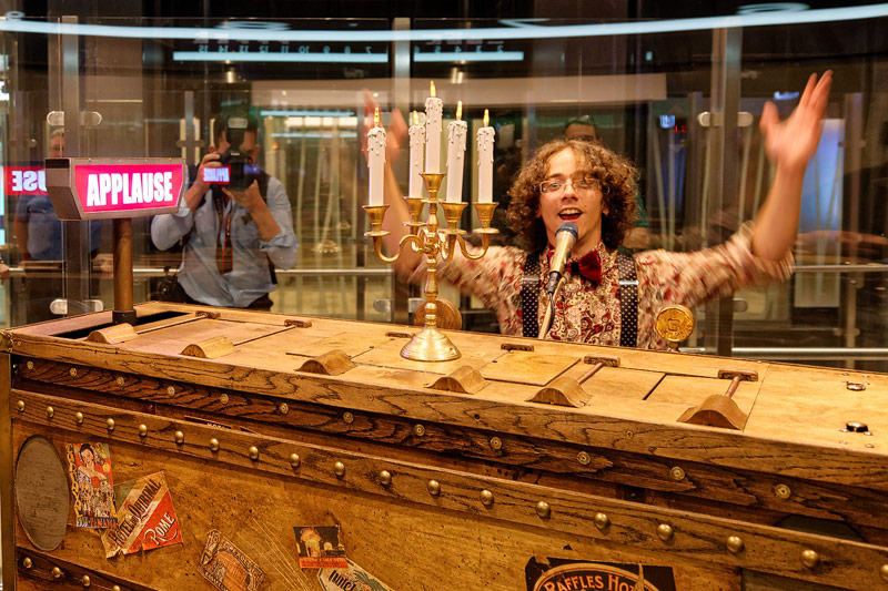 Stowaway Piano Player: auch auf der Harmon of the Seas wieder dabei