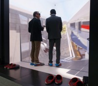 MSC-CEO Gianni Onorato (rechts) im Virtual-Reality-Center