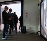 MSC-CEO Gianni Onorato (rechts) im Virtual-Reality-Center