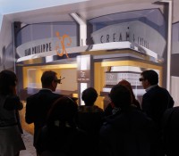 Promenade der MSC Meraviglia als Virtual-Reality-Projektion