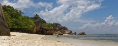 Traumstrand Anse Source d'Argent auf La Digue, Seychellen