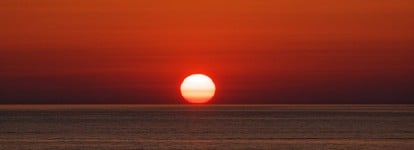 Sonnenaufgang in der Bucht von Souda (Kreta)