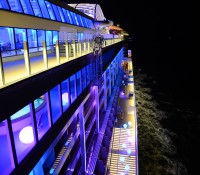 Auch in der Dunkelheit eine Schönheit, die AIDAprima