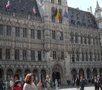 Das Brüssler Rathaus, im Orginal ist es fast unmöglich es komplett abzulichten