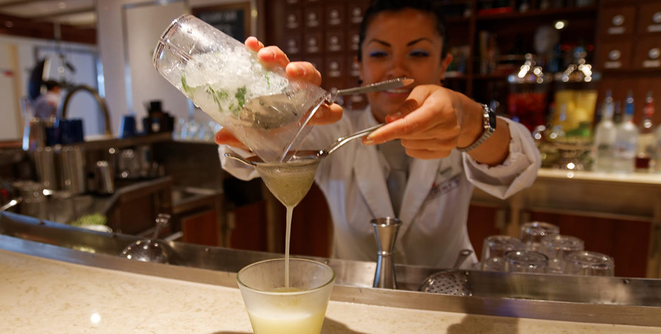 "Spicy Chipotle Pinapple Martini" an der Alchemy Bar