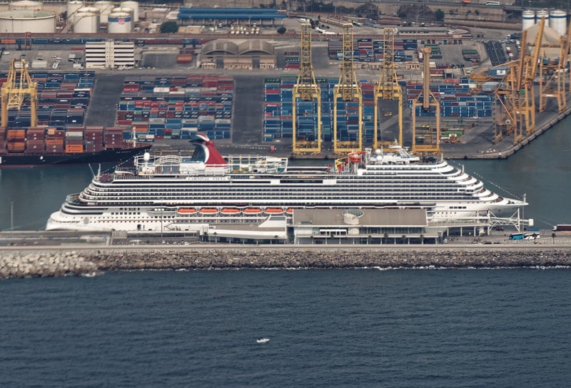 Carnival Vista in Barcelona