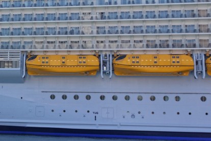 Rettungsboote der Harmony of the Seas