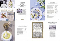 "Stories of Menu" - einige Beispielseiten als dem Koch- und Lesebuch (Bilder: Koehler-Verlag)