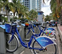 Citybike-Leihfahrräder in Miami Beach