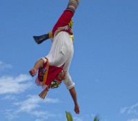 Die "Voladores de Papantla" in Costa Maya